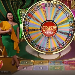 Promo Crazy Time d'Evolution sur le casino en ligne Wild Sultan