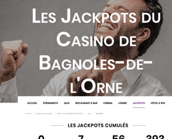 Une joueuse habituée du Casino JOA de Bagnoles de l'Orne décroche un jackpot progressif