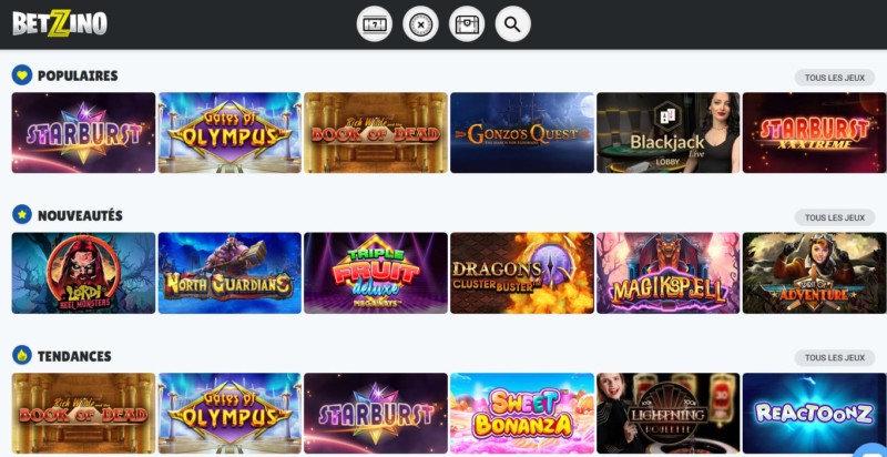 betzino casino en ligne