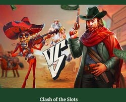 Tournoi de machine a sous Clash of the Slots le matche entre Yggdrasil VS Pragmatic Play