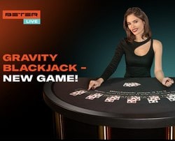 Des multiplicateurs de gains au jeu en direct Gravity Blackjack de Beter Live