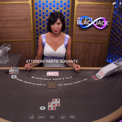 Infinite Blackjack sur le casino en ligne Magical Spin