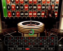 Studio de la Lightning Roulette