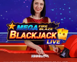 Mega Fire Blaze Blackjack Live du logiciel Playtech