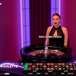 Croupière en studio de Burgas Roulette de Vivo Gaming