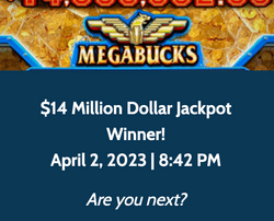 Jackpot Megabucks a l'Atlantis Casino Resort Spa