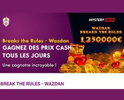 1 250 000€ de prix aléatoires nous attendent sur Wild Sultan