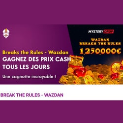 1 250 000€ de prix aléatoires nous attendent sur Wild Sultan