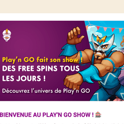 Free spins sur des slots en ligne Play'n GO de Wild Sultan