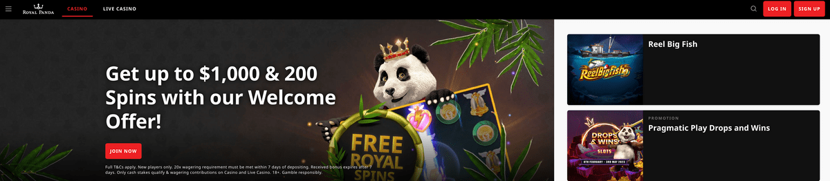 Royal Panda Online Casino Royal Panda Online Casino