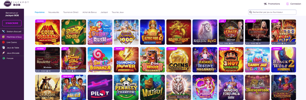 Avis sur Jackpot Bob