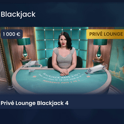 Blackjack privé avec croupier privatif
