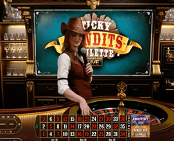 Sticky Bandits Roulette Live de QuickSpin