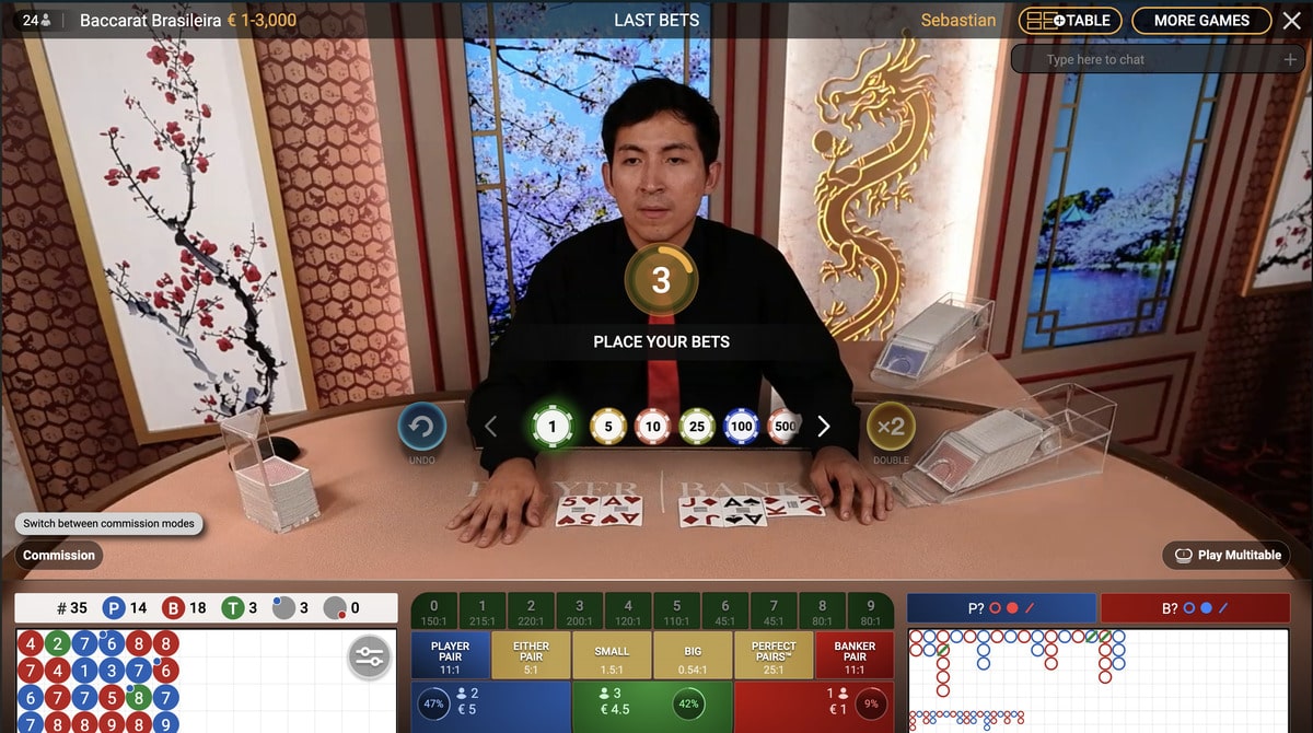 Baccarat Brasileira Playtech