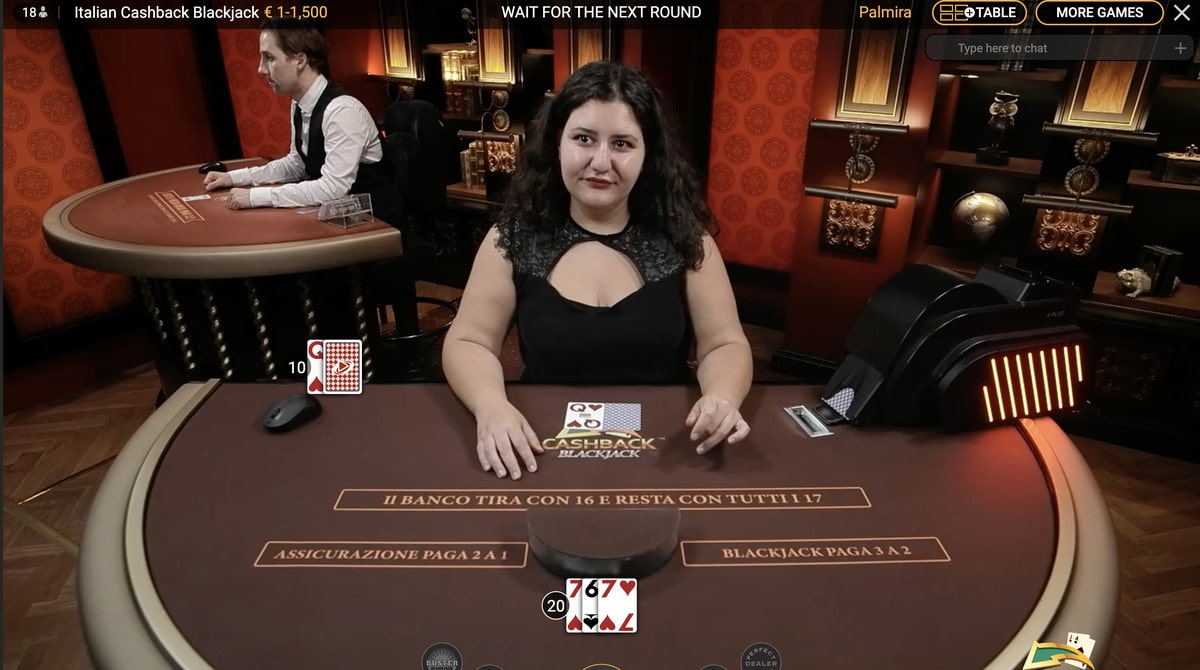Italian Blackjack Playtech
