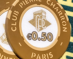 Jetons de poker au Club Pierre Charron