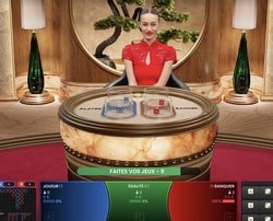 Croupière en Live sur Mega Sic Bac