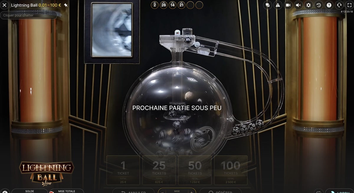 Loterie Lightning Ball