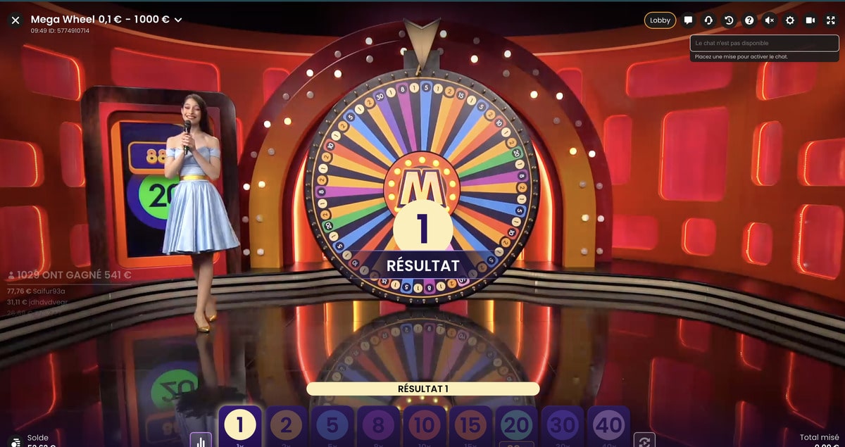 Roue Chance Mega Wheel