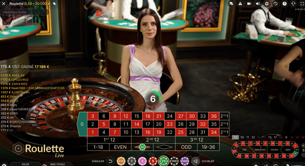 Chance Simple a la Roulette