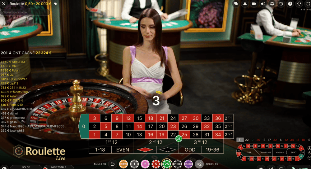 Mise Sixain a la Roulette