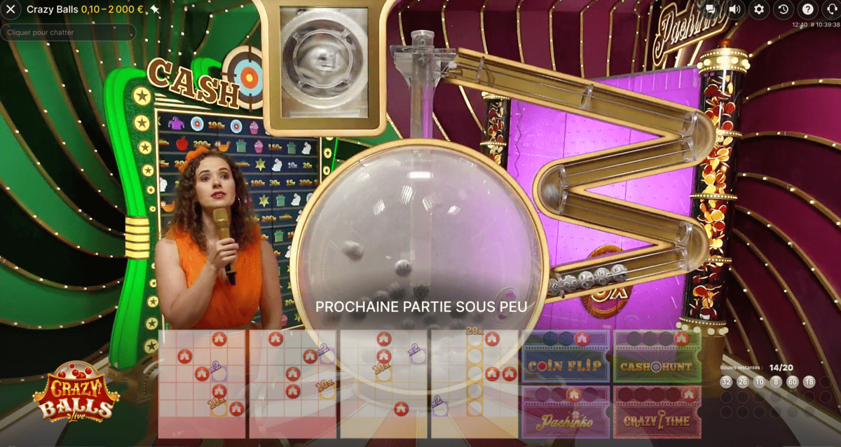 Loterie en ligne Crazy Balls