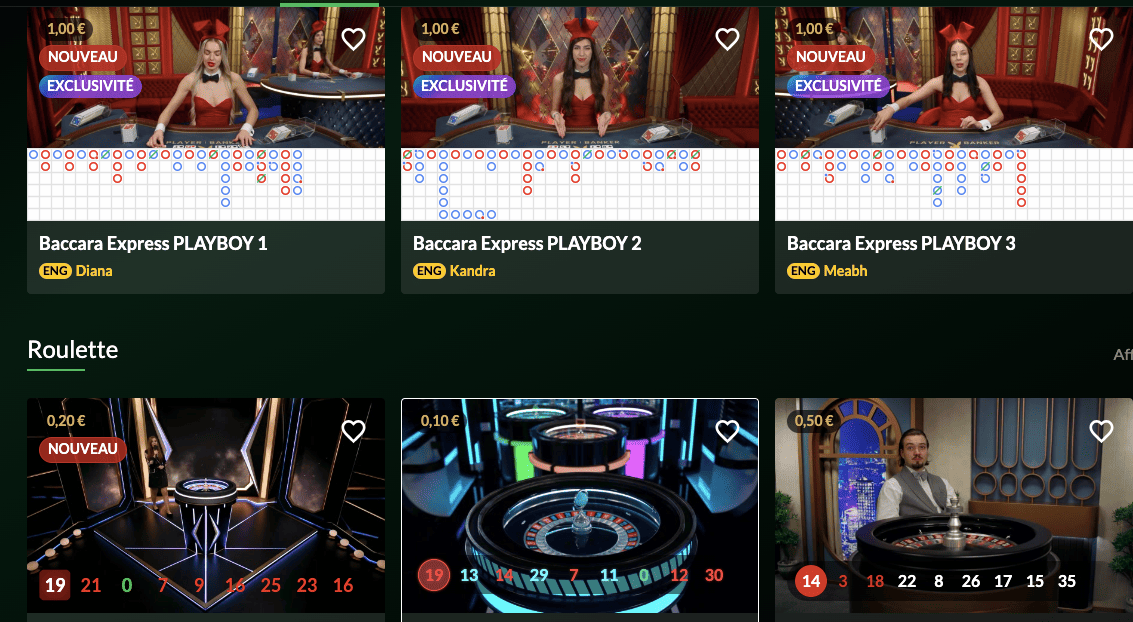 Live Games Microgaming Jeux en Direct de Microgaming Live