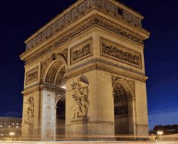 Club de Jeux Partouche vers la Place de l'Etoile à Paris