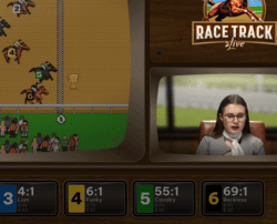 Race Track Horses Racing