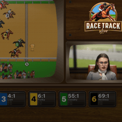 Race Track Horses Racing