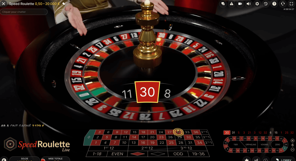 Gains Speed Roulette