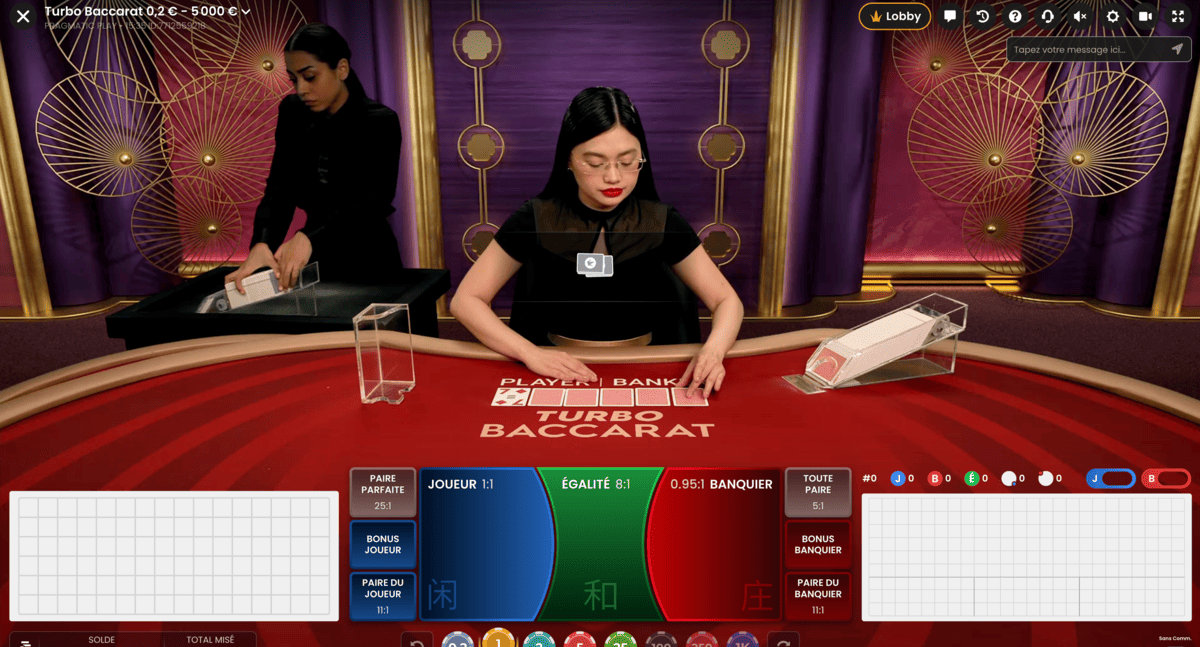 Melange Cartes baccarat