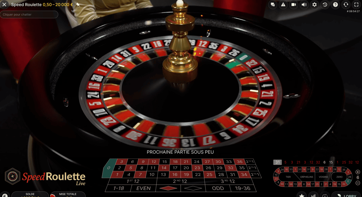 Roue Speed Roulette