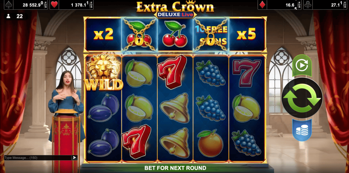 Extra Crown Deluxe Live Slot Extra Crown Deluxe Live