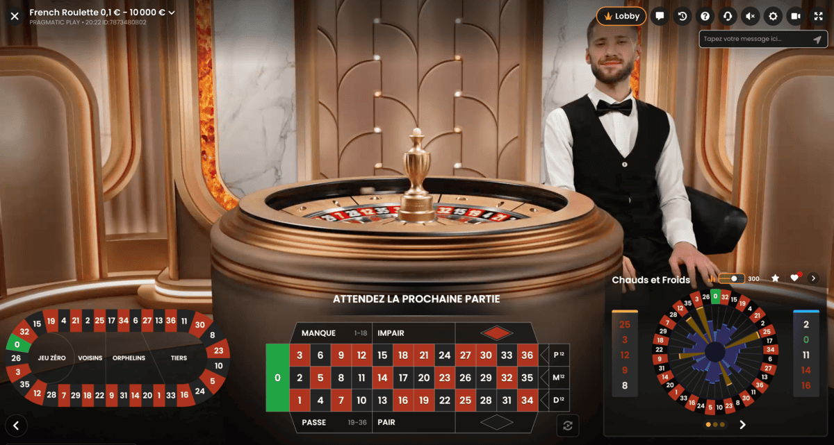 Live French Roulette