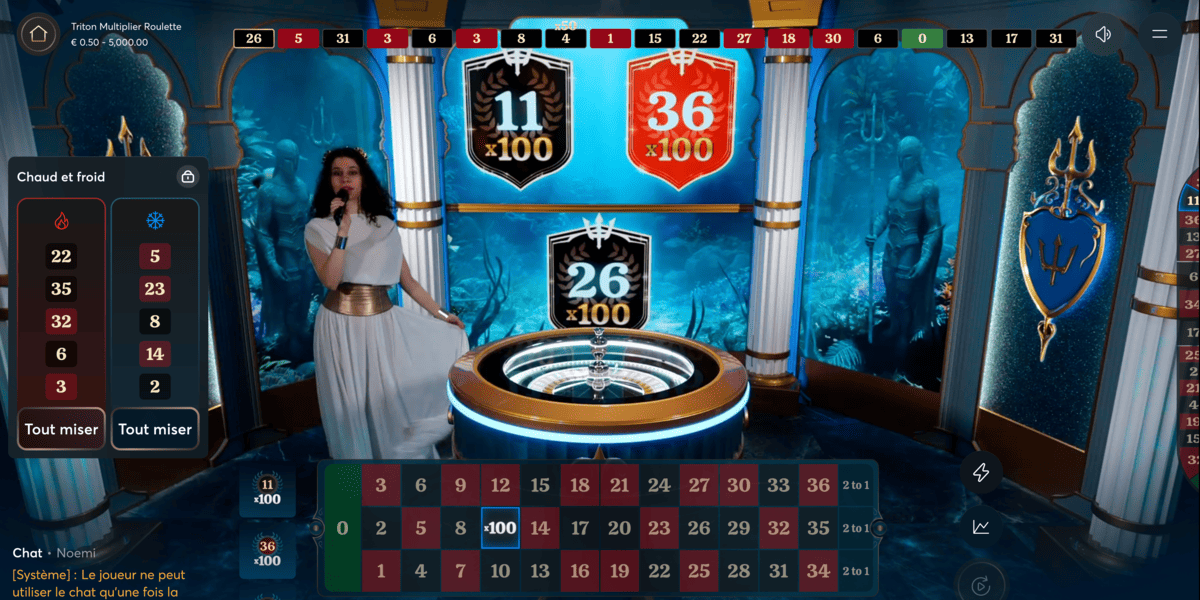 Multiplicateurs Triton Multiplier Roulette