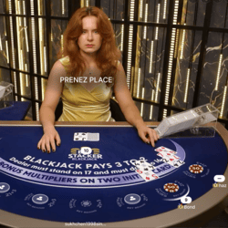 Croupiere de Black jack