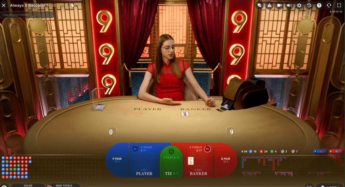 Live Always 9 Baccarat Live Always 9 Baccarat