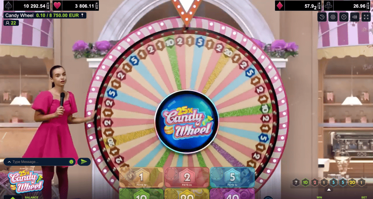Studio en Live de Candy Wheel
